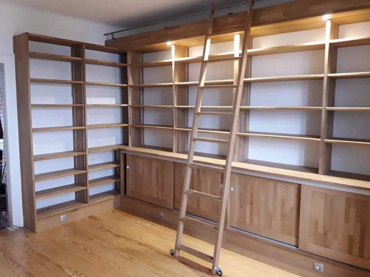 Des meubles en bois personnalisés pour ranger vos livres