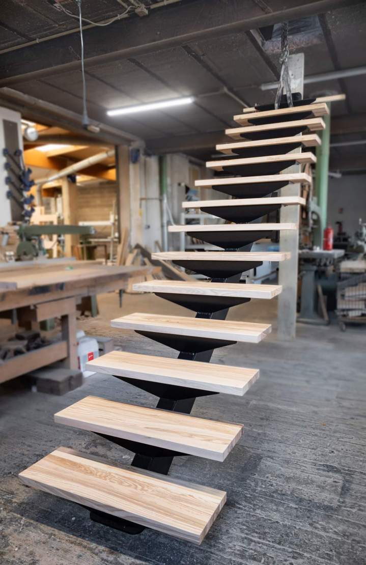 Fabrication d’escaliers Elvange